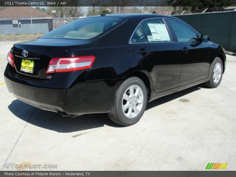 Black / Ash 2011 Toyota Camry LE