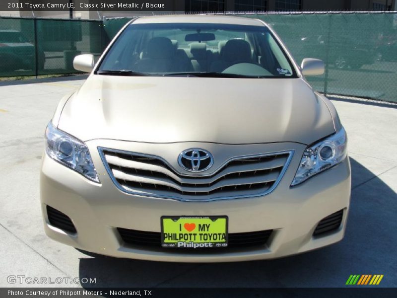 Classic Silver Metallic / Bisque 2011 Toyota Camry LE