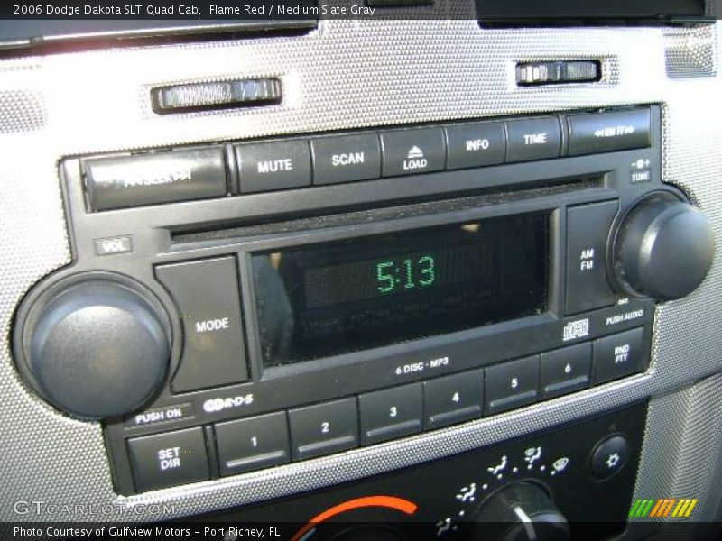 Flame Red / Medium Slate Gray 2006 Dodge Dakota SLT Quad Cab