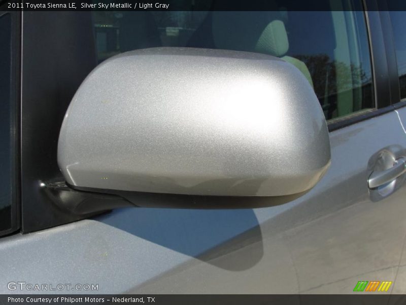 Silver Sky Metallic / Light Gray 2011 Toyota Sienna LE