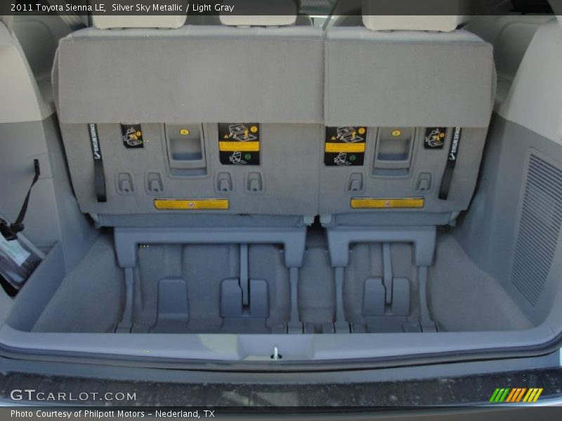 Silver Sky Metallic / Light Gray 2011 Toyota Sienna LE