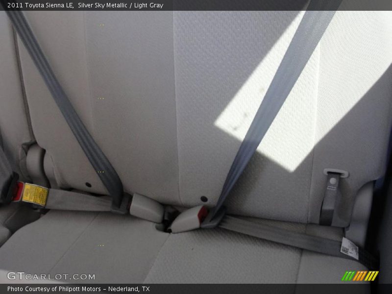 Silver Sky Metallic / Light Gray 2011 Toyota Sienna LE