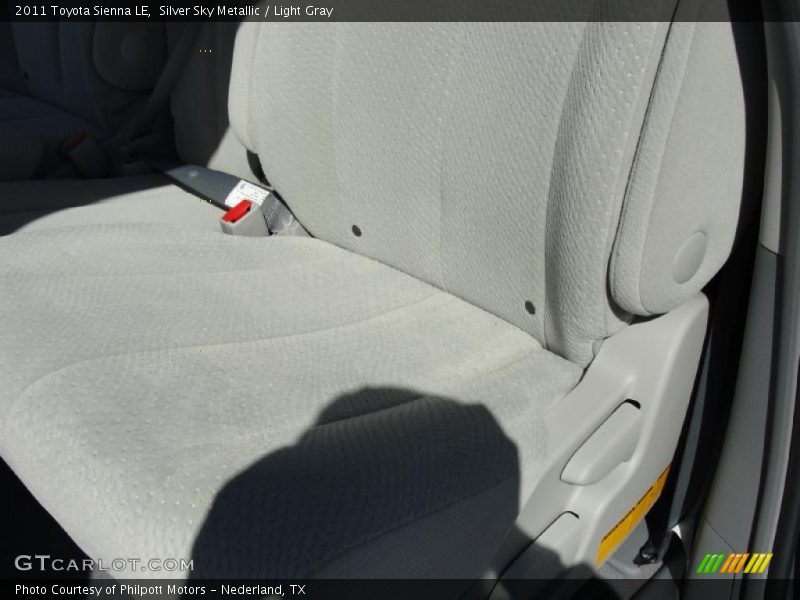 Silver Sky Metallic / Light Gray 2011 Toyota Sienna LE