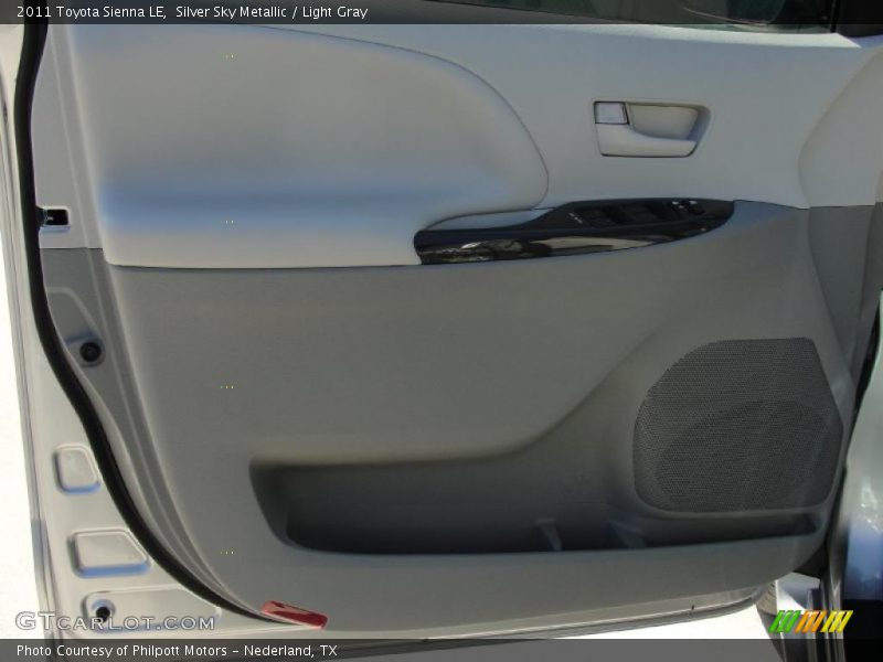 Silver Sky Metallic / Light Gray 2011 Toyota Sienna LE