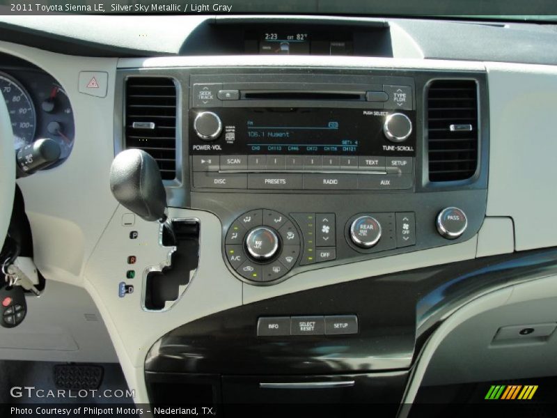Silver Sky Metallic / Light Gray 2011 Toyota Sienna LE