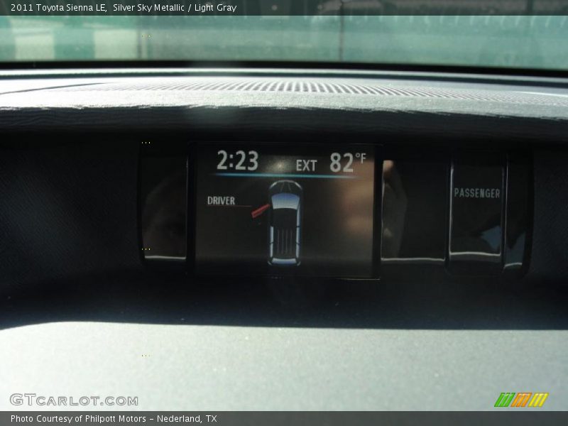 Silver Sky Metallic / Light Gray 2011 Toyota Sienna LE
