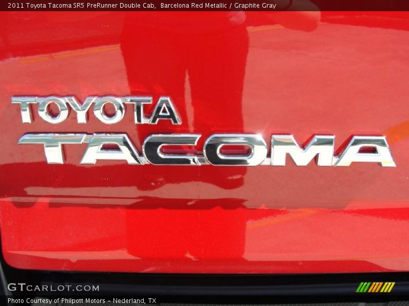 Barcelona Red Metallic / Graphite Gray 2011 Toyota Tacoma SR5 PreRunner Double Cab