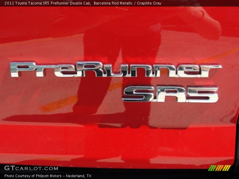 Barcelona Red Metallic / Graphite Gray 2011 Toyota Tacoma SR5 PreRunner Double Cab