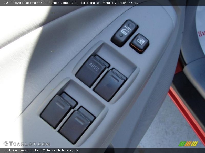 Barcelona Red Metallic / Graphite Gray 2011 Toyota Tacoma SR5 PreRunner Double Cab