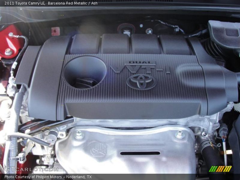 Barcelona Red Metallic / Ash 2011 Toyota Camry LE