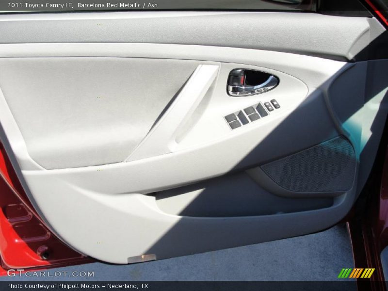 Barcelona Red Metallic / Ash 2011 Toyota Camry LE