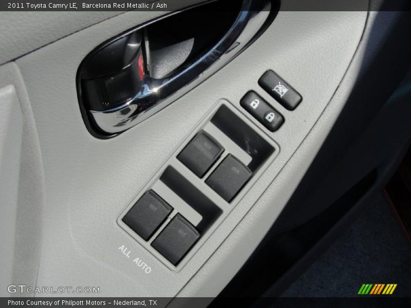 Barcelona Red Metallic / Ash 2011 Toyota Camry LE