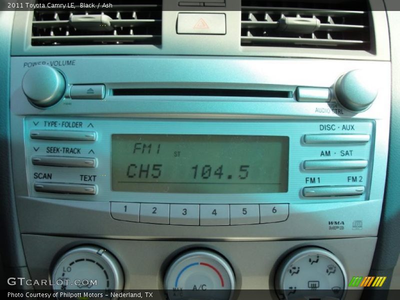 Black / Ash 2011 Toyota Camry LE