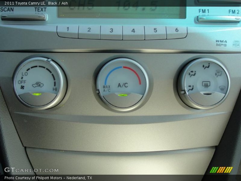 Black / Ash 2011 Toyota Camry LE