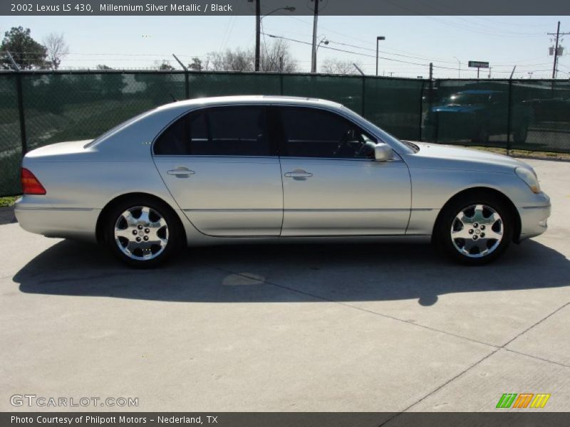 Millennium Silver Metallic / Black 2002 Lexus LS 430