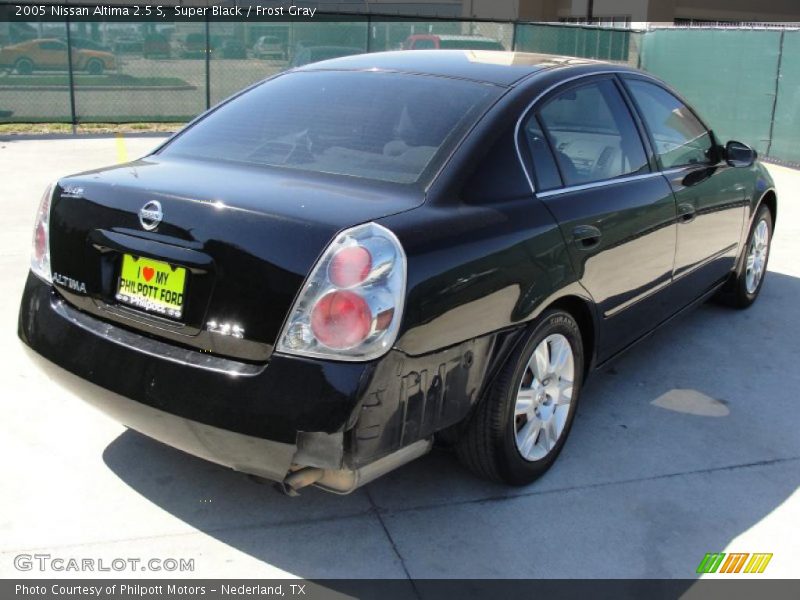 Super Black / Frost Gray 2005 Nissan Altima 2.5 S
