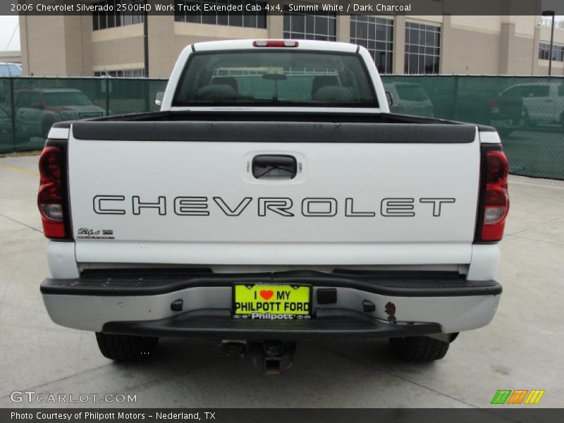Summit White / Dark Charcoal 2006 Chevrolet Silverado 2500HD Work Truck Extended Cab 4x4
