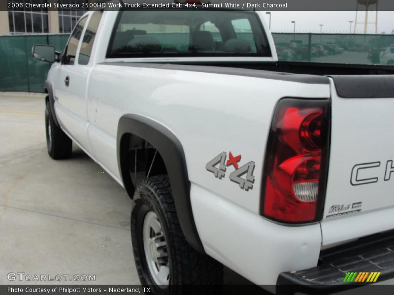 Summit White / Dark Charcoal 2006 Chevrolet Silverado 2500HD Work Truck Extended Cab 4x4