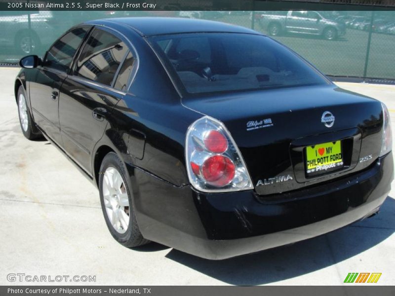 Super Black / Frost Gray 2005 Nissan Altima 2.5 S
