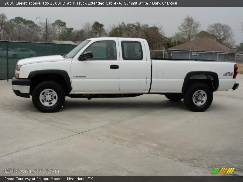 Summit White / Dark Charcoal 2006 Chevrolet Silverado 2500HD Work Truck Extended Cab 4x4