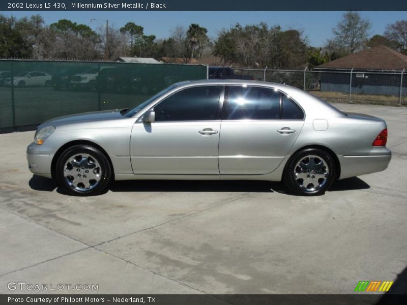 Millennium Silver Metallic / Black 2002 Lexus LS 430