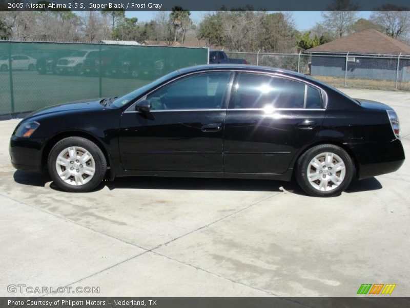 Super Black / Frost Gray 2005 Nissan Altima 2.5 S