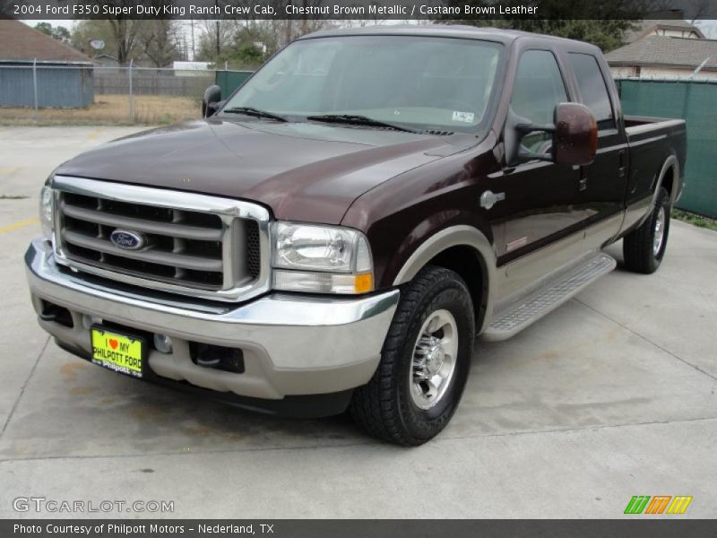 Front 3/4 View of 2004 F350 Super Duty King Ranch Crew Cab