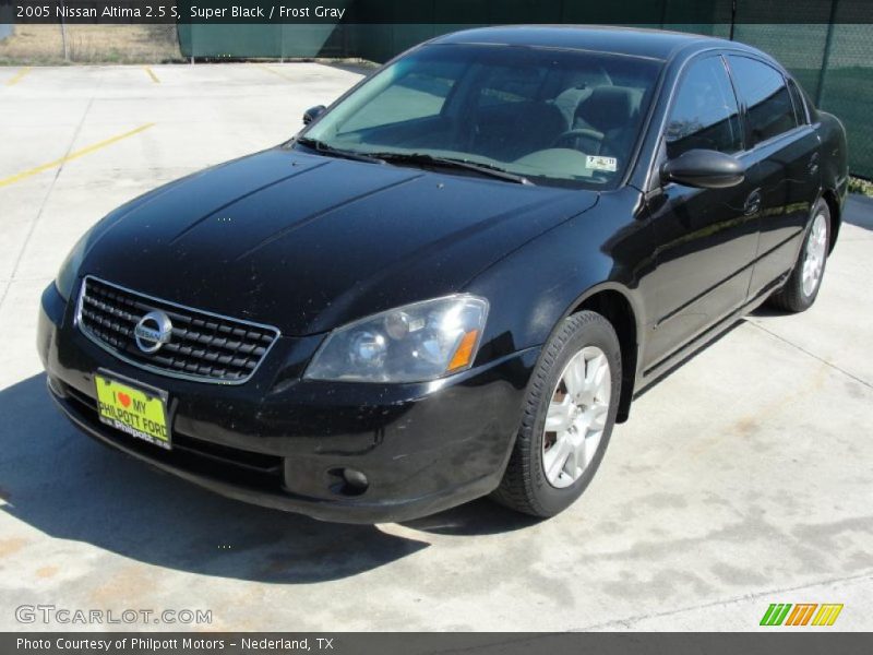 Super Black / Frost Gray 2005 Nissan Altima 2.5 S