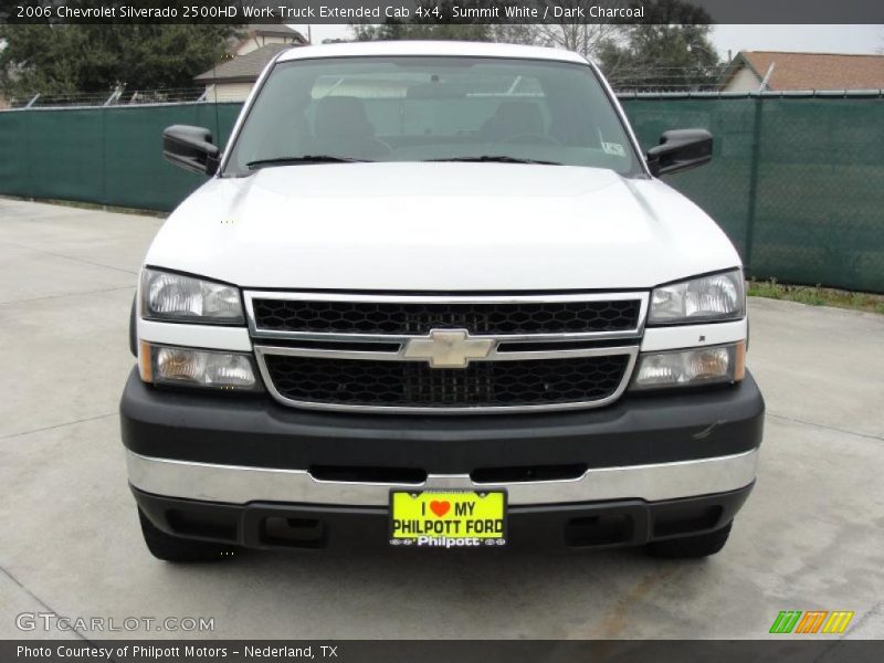 Summit White / Dark Charcoal 2006 Chevrolet Silverado 2500HD Work Truck Extended Cab 4x4