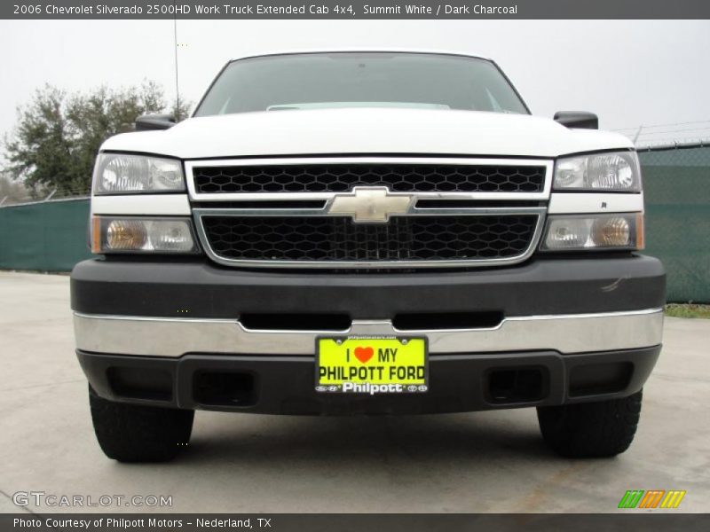 Summit White / Dark Charcoal 2006 Chevrolet Silverado 2500HD Work Truck Extended Cab 4x4