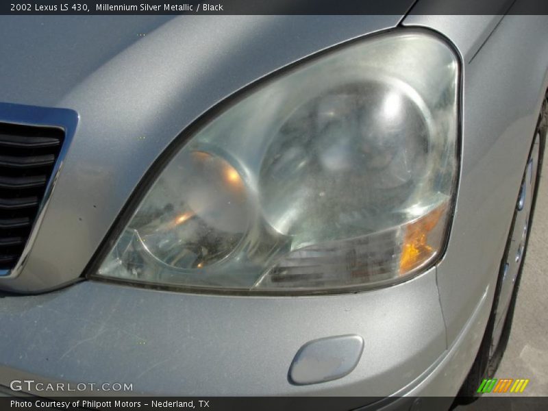 Millennium Silver Metallic / Black 2002 Lexus LS 430