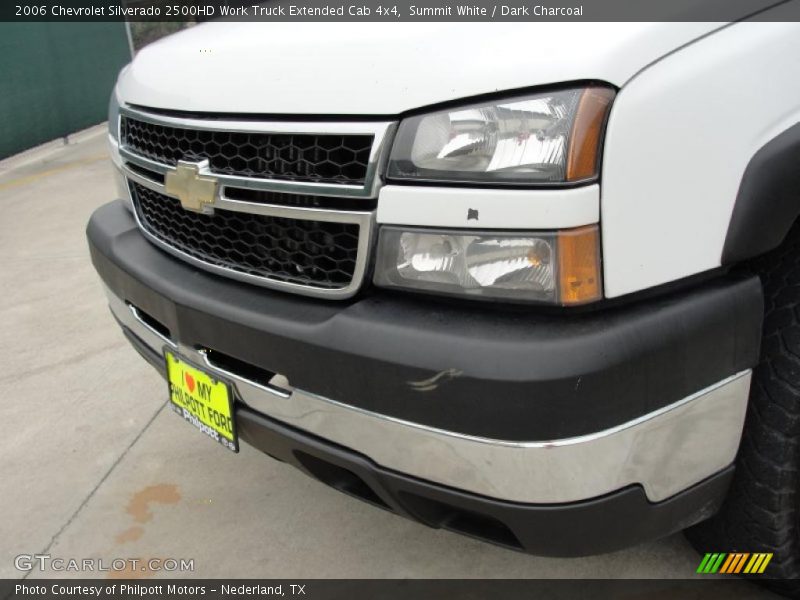 Summit White / Dark Charcoal 2006 Chevrolet Silverado 2500HD Work Truck Extended Cab 4x4