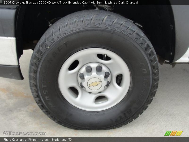 Summit White / Dark Charcoal 2006 Chevrolet Silverado 2500HD Work Truck Extended Cab 4x4