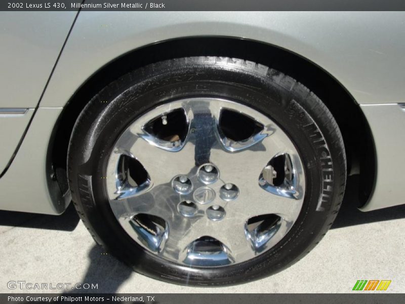 Millennium Silver Metallic / Black 2002 Lexus LS 430