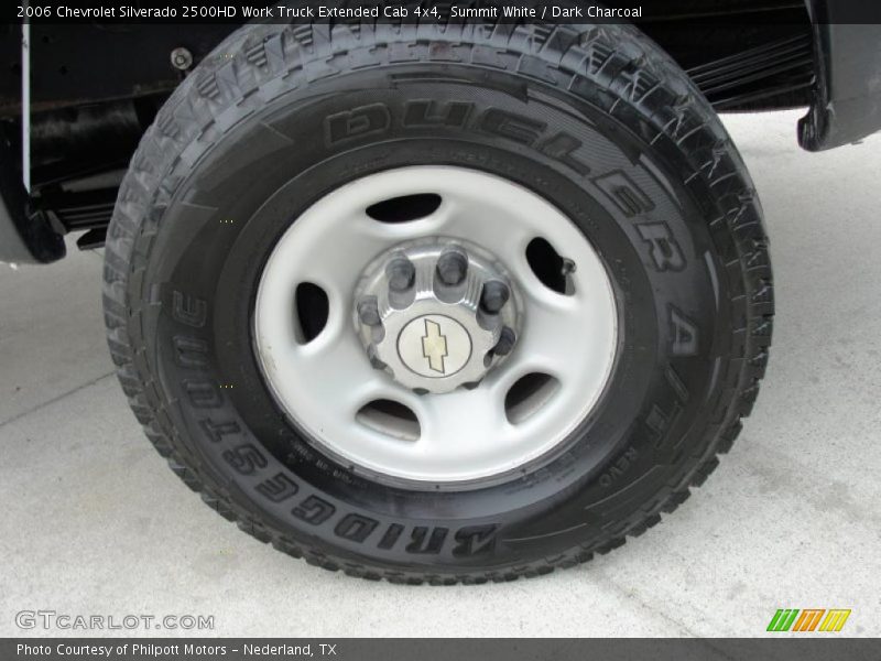 Summit White / Dark Charcoal 2006 Chevrolet Silverado 2500HD Work Truck Extended Cab 4x4