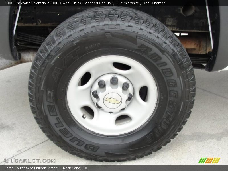 Summit White / Dark Charcoal 2006 Chevrolet Silverado 2500HD Work Truck Extended Cab 4x4
