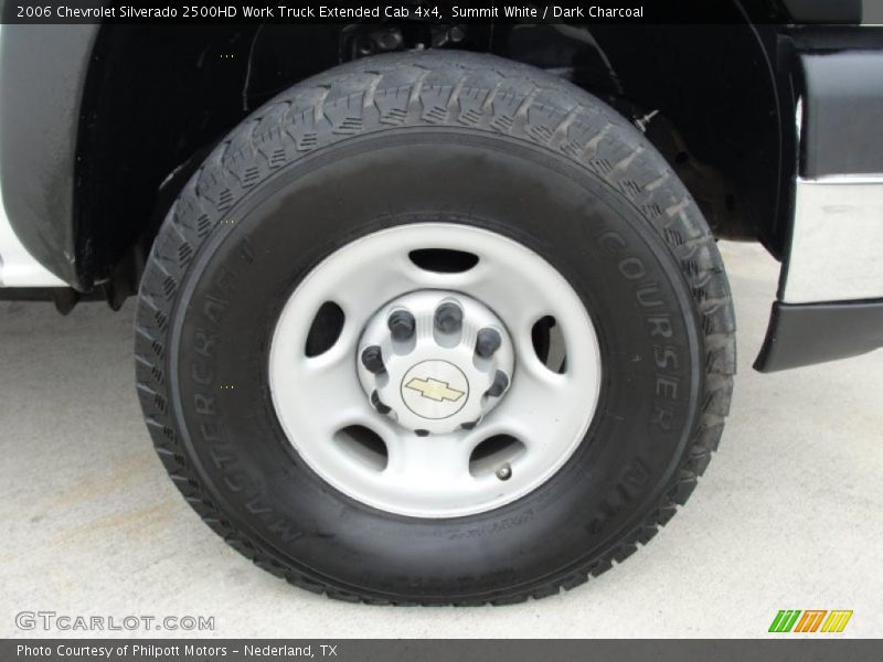 Summit White / Dark Charcoal 2006 Chevrolet Silverado 2500HD Work Truck Extended Cab 4x4