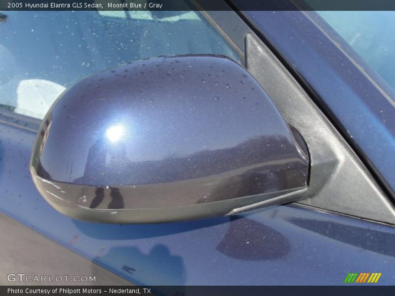 Moonlit Blue / Gray 2005 Hyundai Elantra GLS Sedan