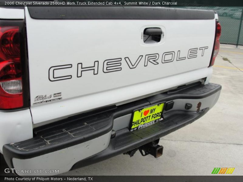 Summit White / Dark Charcoal 2006 Chevrolet Silverado 2500HD Work Truck Extended Cab 4x4