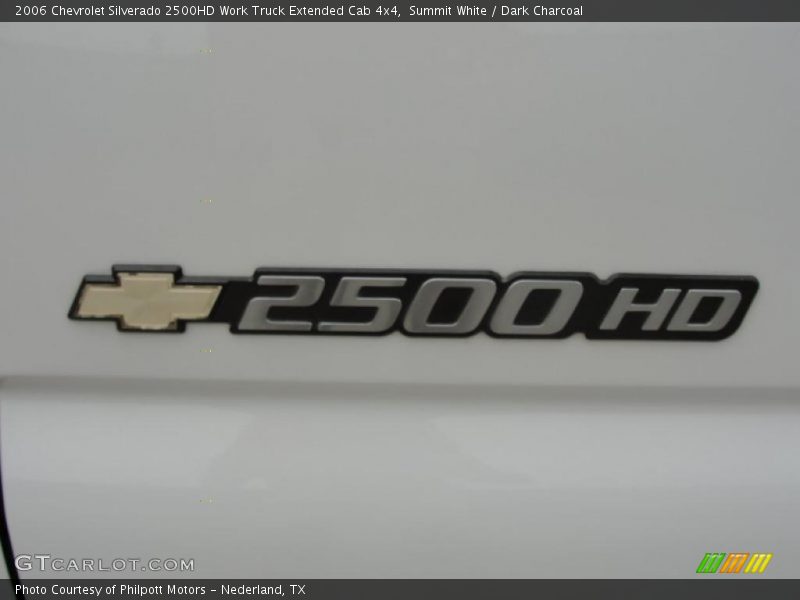 Summit White / Dark Charcoal 2006 Chevrolet Silverado 2500HD Work Truck Extended Cab 4x4
