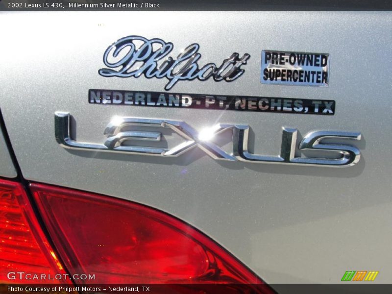 Millennium Silver Metallic / Black 2002 Lexus LS 430