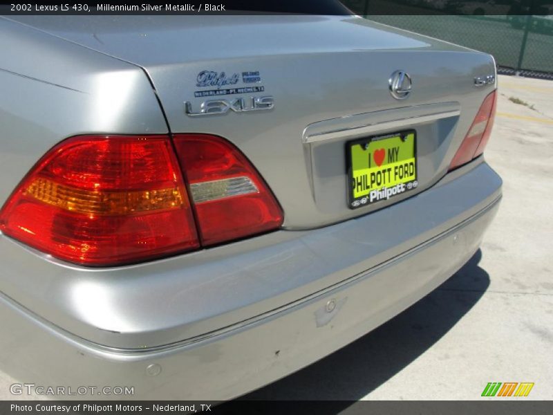 Millennium Silver Metallic / Black 2002 Lexus LS 430