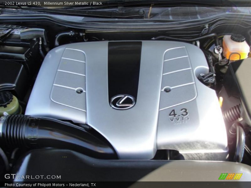 Millennium Silver Metallic / Black 2002 Lexus LS 430