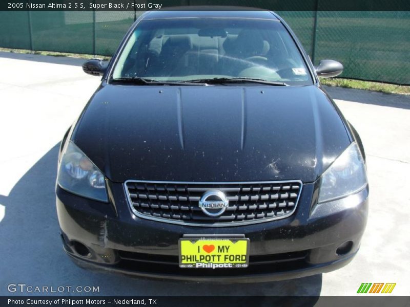 Super Black / Frost Gray 2005 Nissan Altima 2.5 S