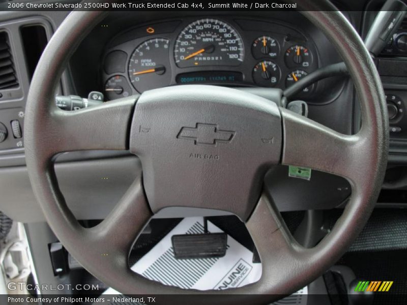 Summit White / Dark Charcoal 2006 Chevrolet Silverado 2500HD Work Truck Extended Cab 4x4