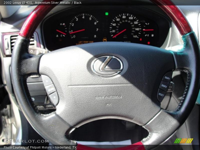 Millennium Silver Metallic / Black 2002 Lexus LS 430