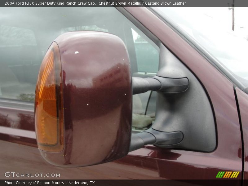 Chestnut Brown Metallic / Castano Brown Leather 2004 Ford F350 Super Duty King Ranch Crew Cab