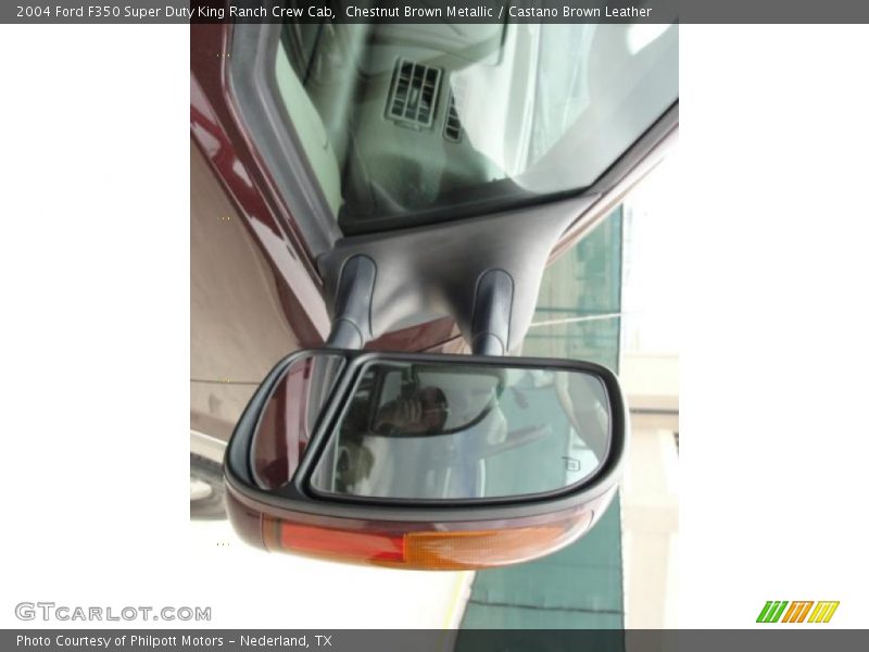 Chestnut Brown Metallic / Castano Brown Leather 2004 Ford F350 Super Duty King Ranch Crew Cab