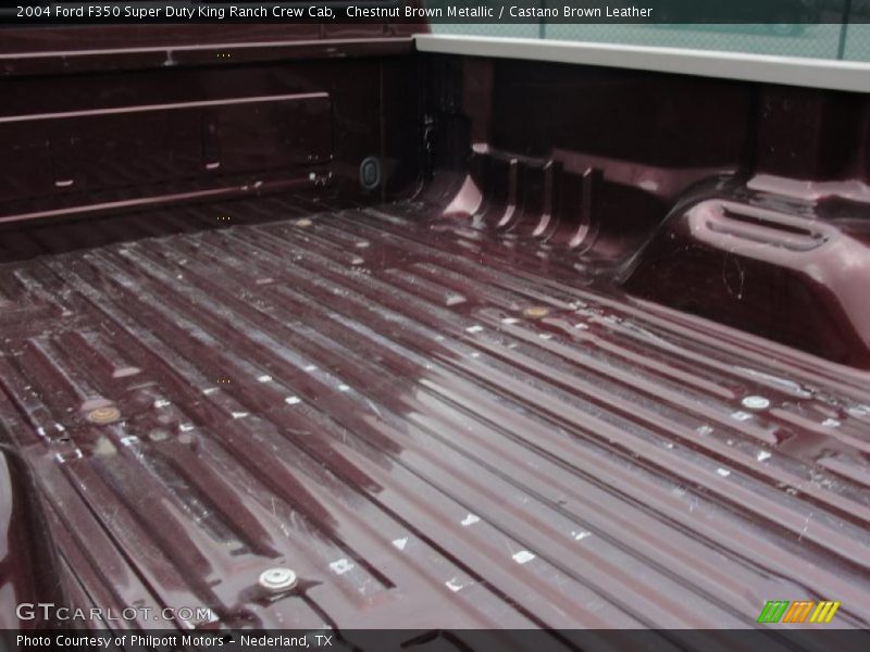 Chestnut Brown Metallic / Castano Brown Leather 2004 Ford F350 Super Duty King Ranch Crew Cab