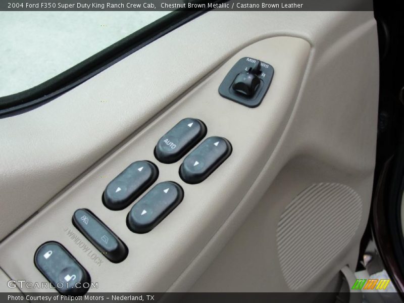 Chestnut Brown Metallic / Castano Brown Leather 2004 Ford F350 Super Duty King Ranch Crew Cab
